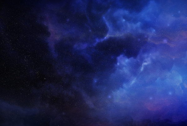 Nebula Blue Background