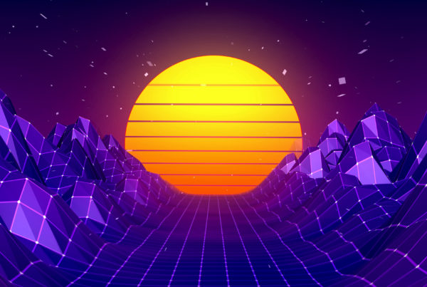 Retro Wave Background